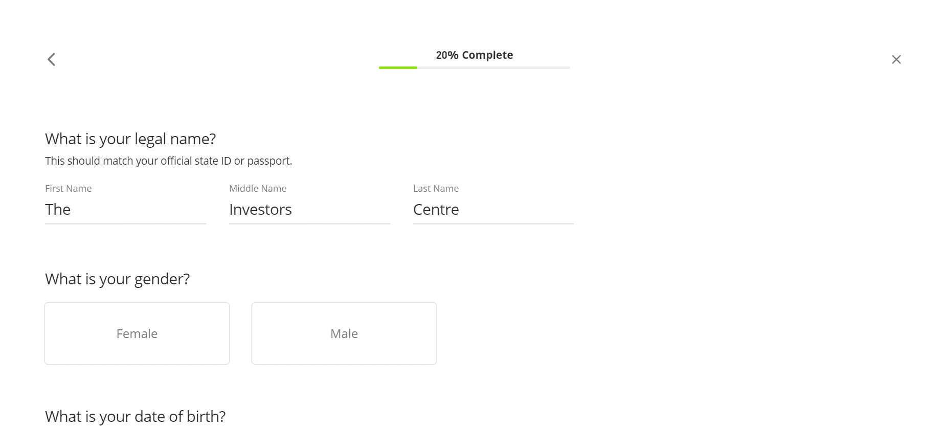 eToro account verification process